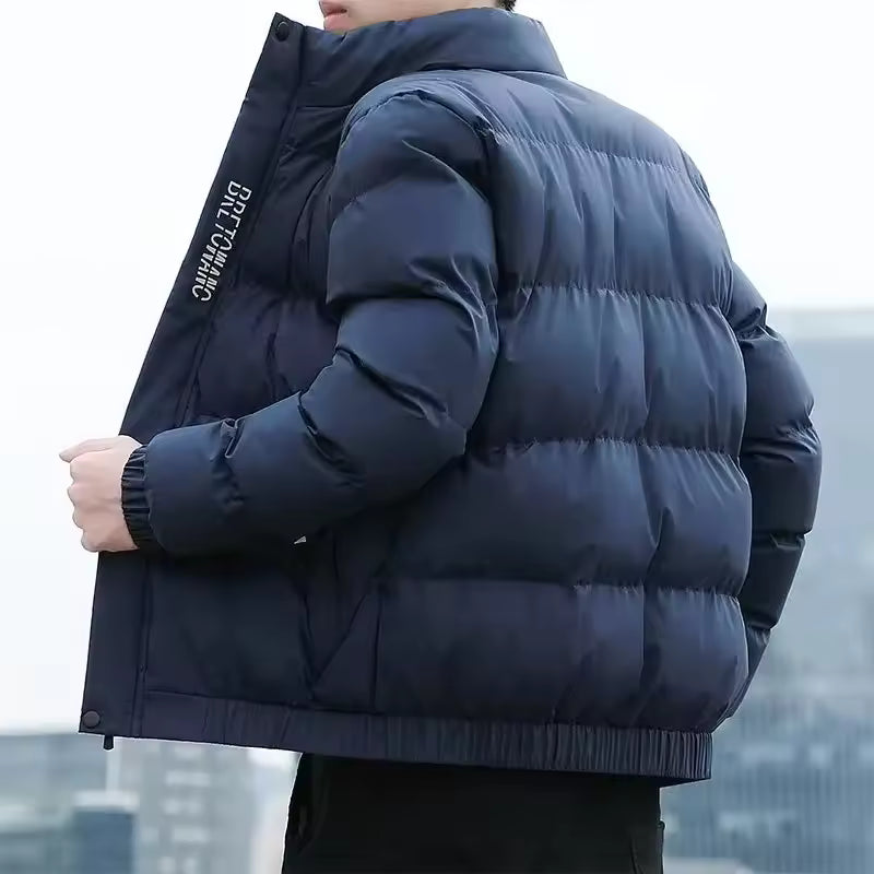 Veste matelassée déperlante pour homme Col montant Usage extérieur et quotidien