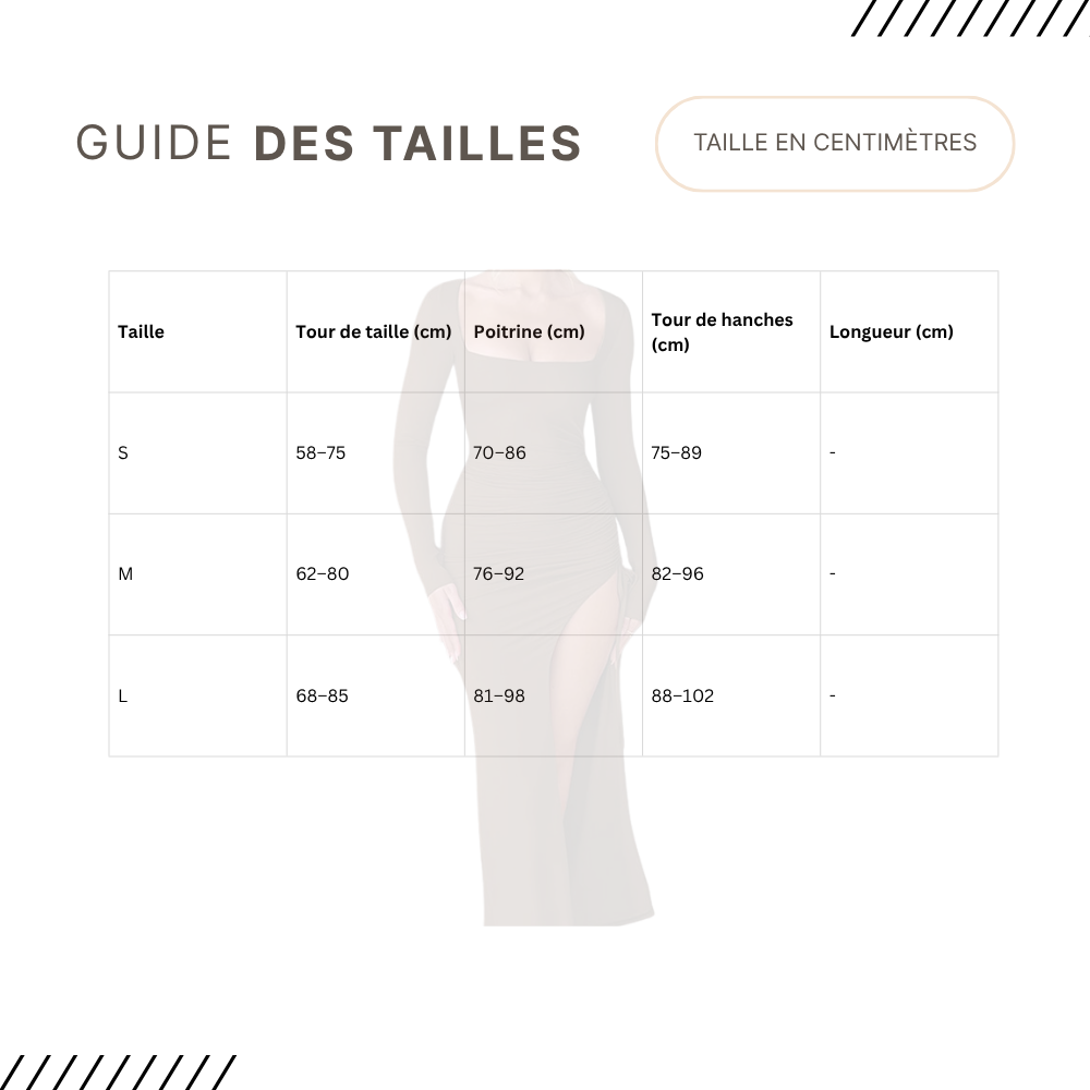 Guides des Tailles