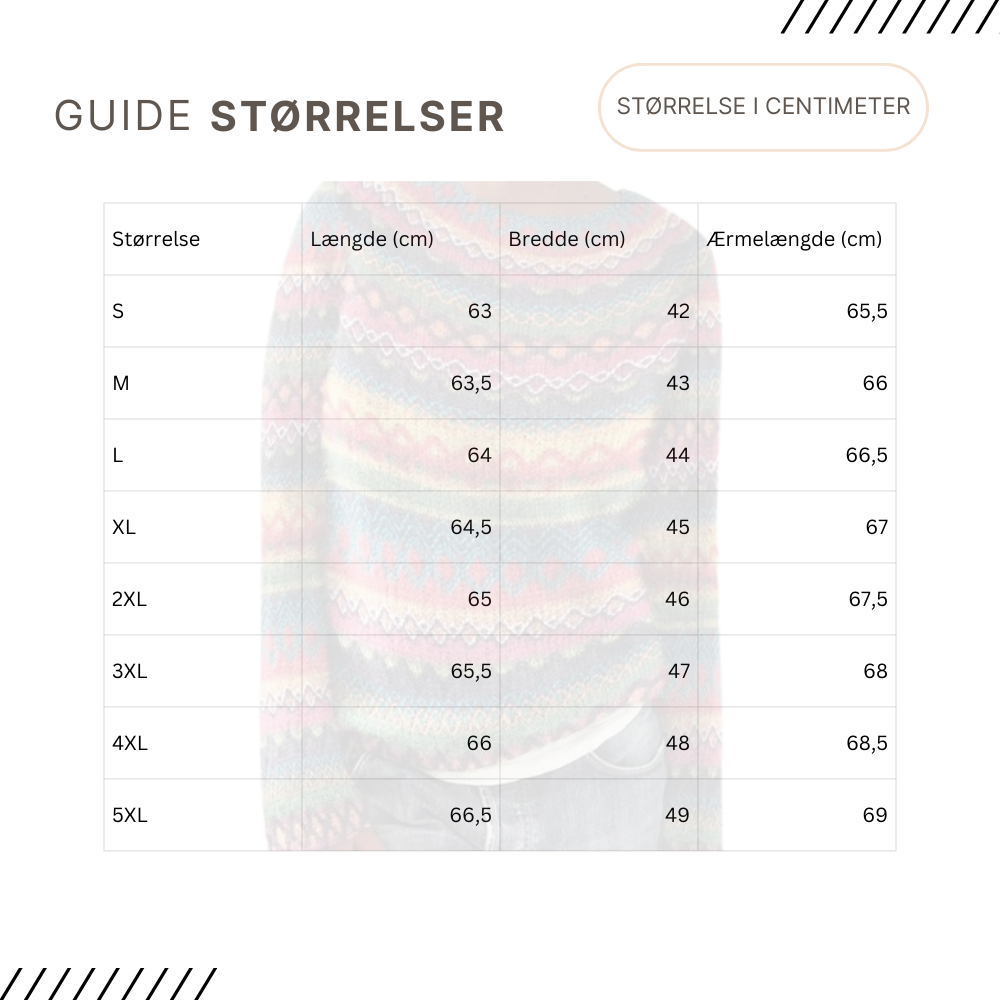 Størrelsesguide