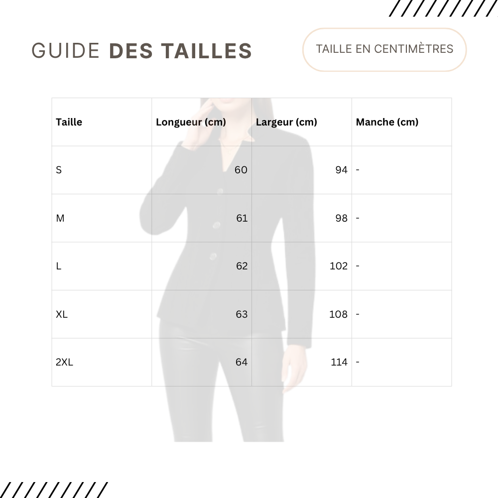 Guides des Tailles