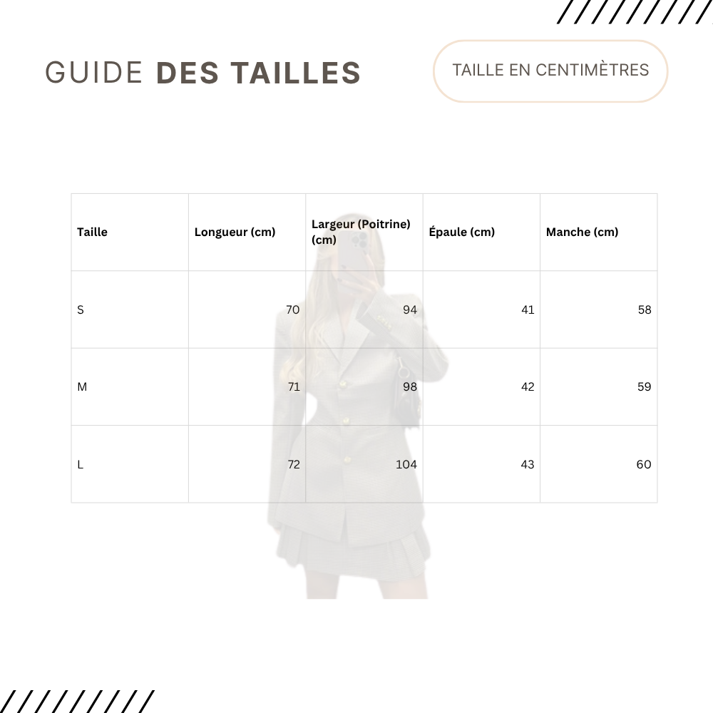 Guides des Tailles