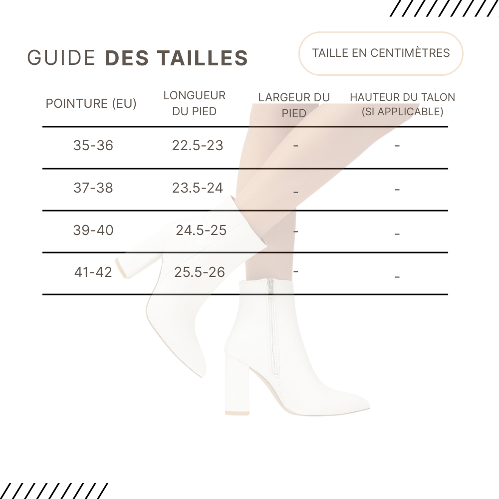 Guides des Tailles