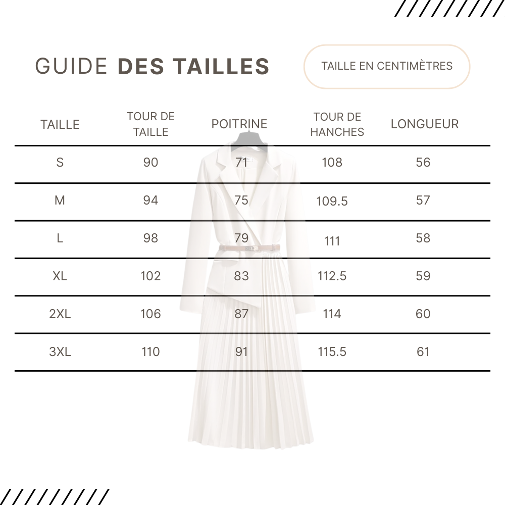 Guides des Tailles