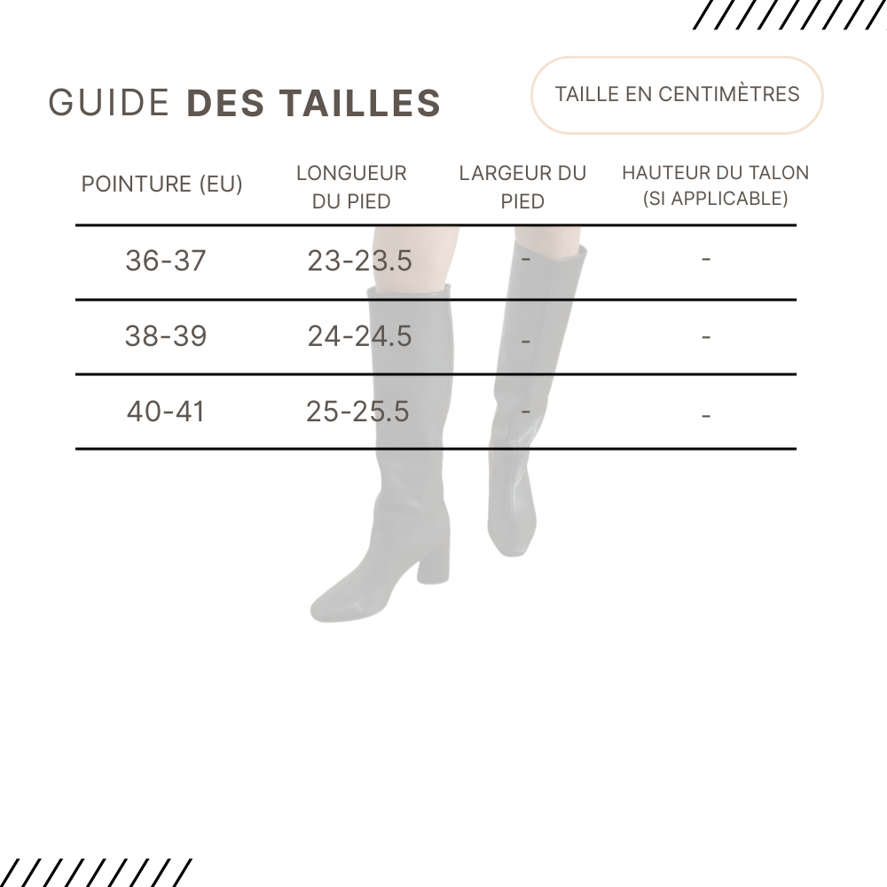 Guides des Tailles