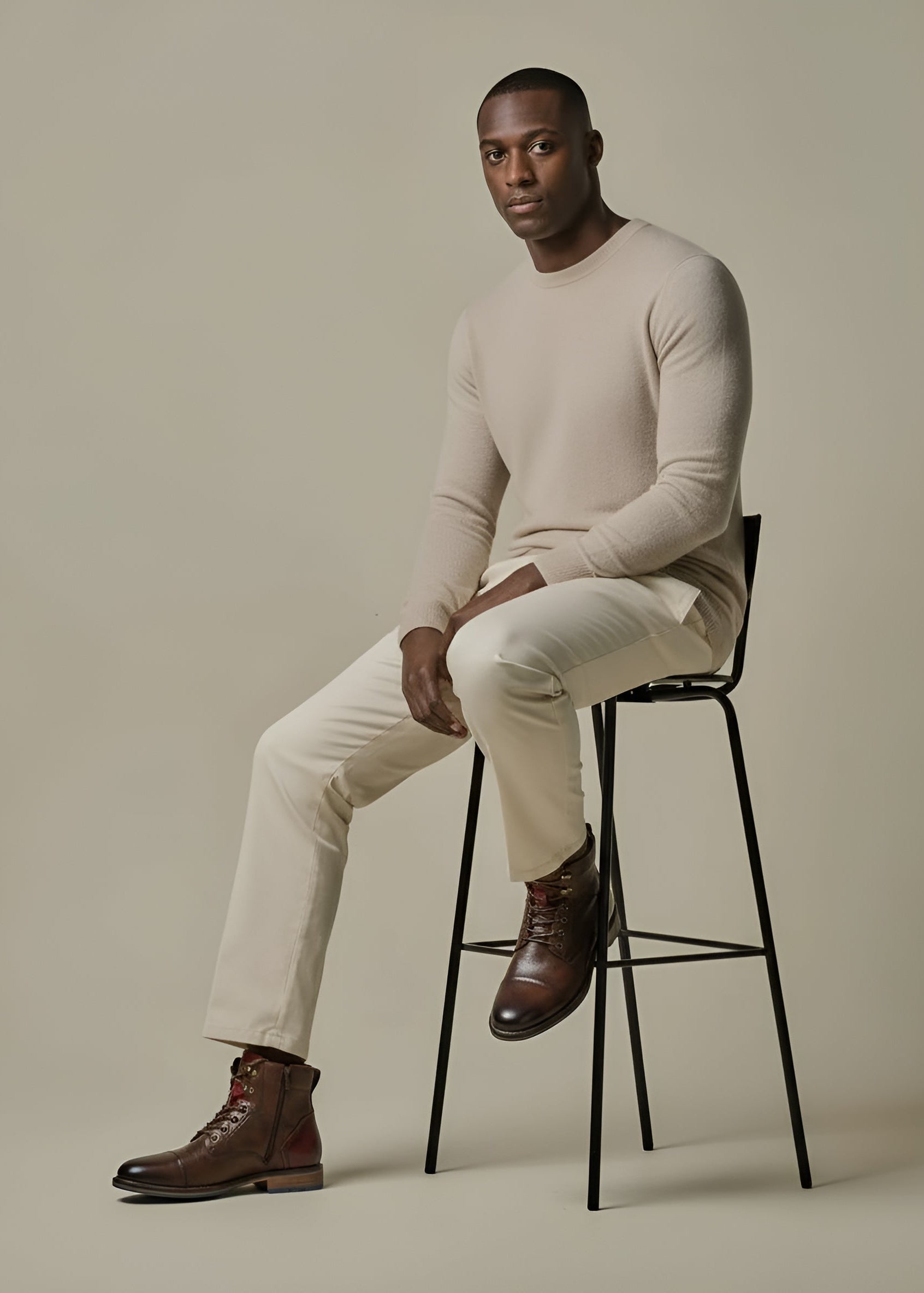 Bottes Oxford avec éléments décoratifs