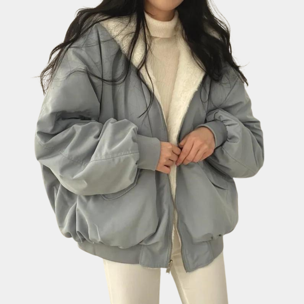 Veste d’hiver pour femme Matelassée déperlante Col à capuche Style urbain