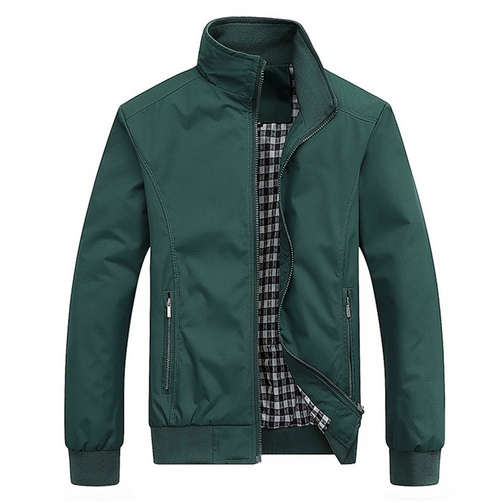 Veste déperlante pour homme Col montant Usage quotidien et extérieur