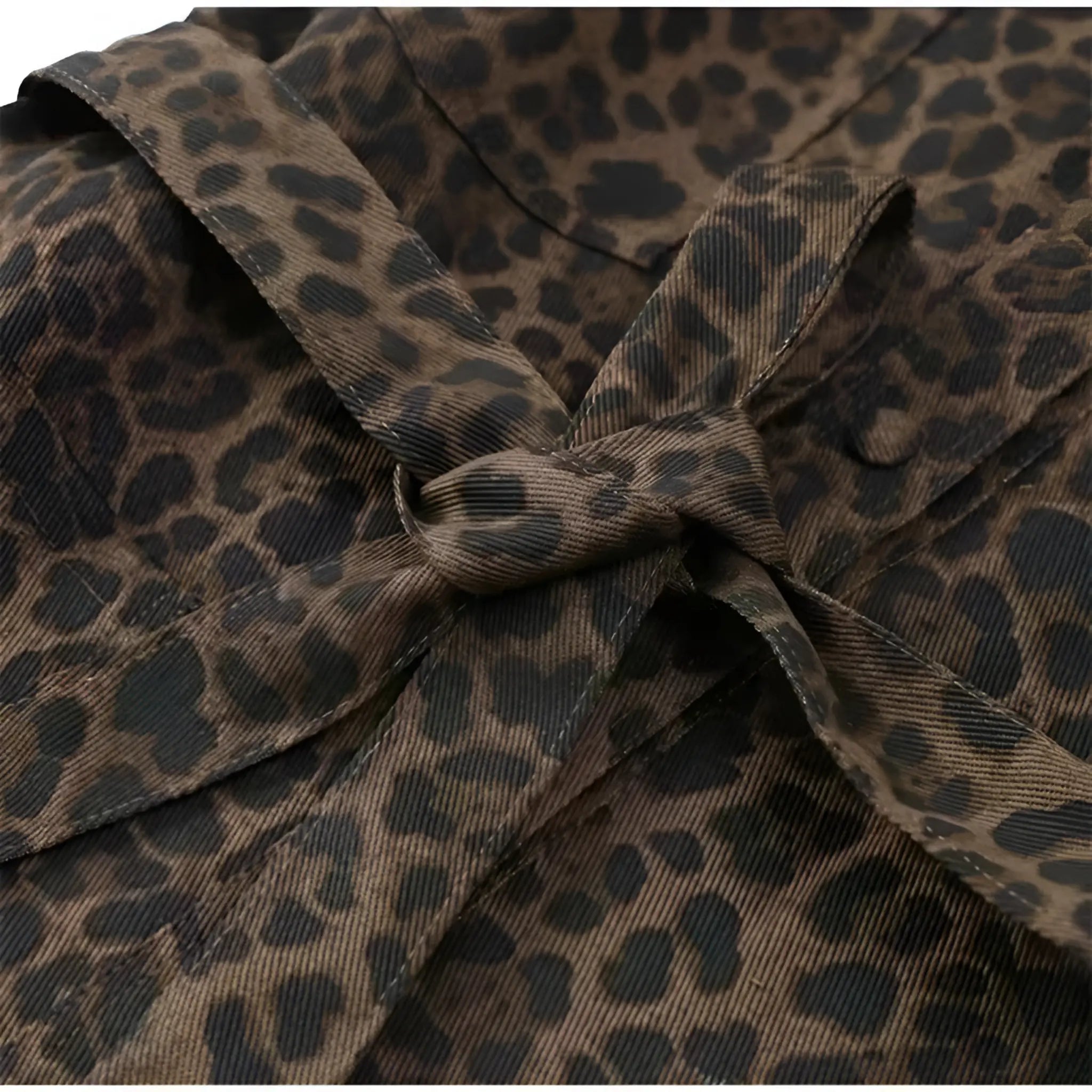 Luipaardprint Losse Jas – High Street Bovenkleding
