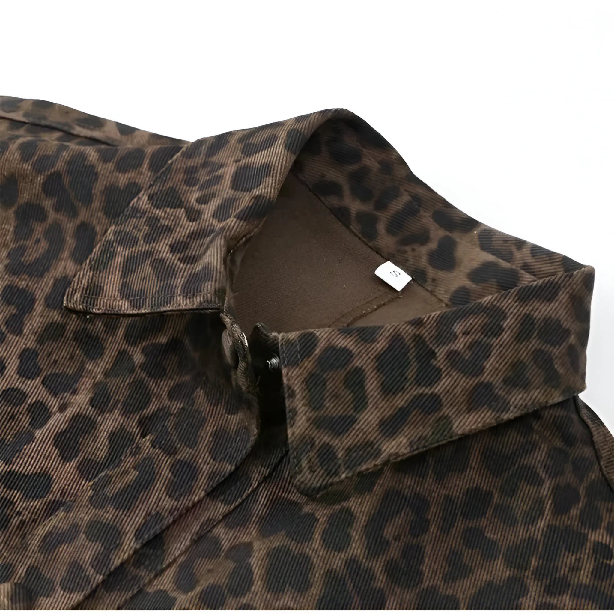 Luipaardprint Losse Jas – High Street Bovenkleding