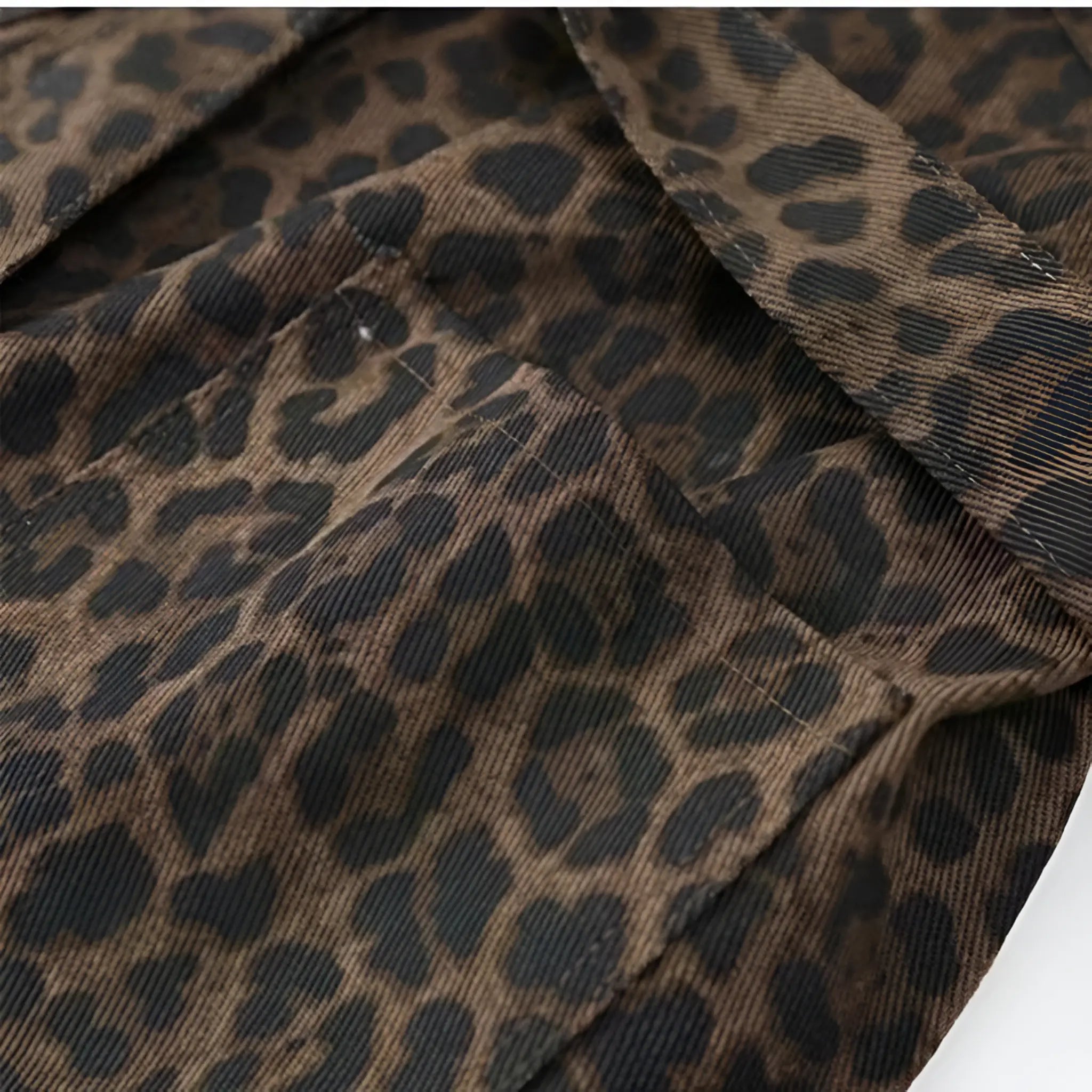 Luipaardprint Losse Jas – High Street Bovenkleding